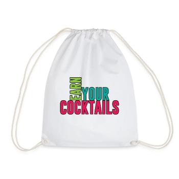 Gagnez vos cocktails 3 - Sac de sport léger - blanc - Devant