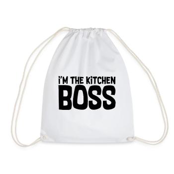 I'm The Kitchen Boss 4 - Drawstring Bag - white - Front