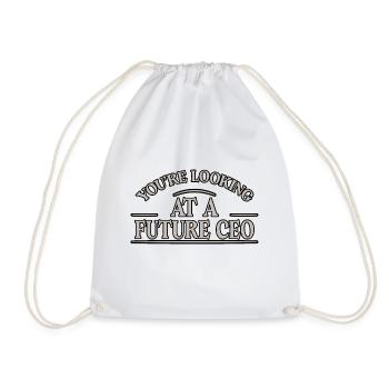 Vous êtes à la recherche d’un futur PDG 2 - Sac de sport léger - blanc - Devant