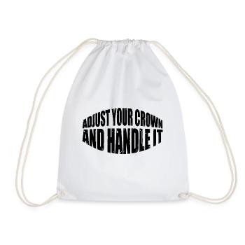Ajustez votre couronne et manipulez-la 15 - Sac de sport léger - blanc - Devant