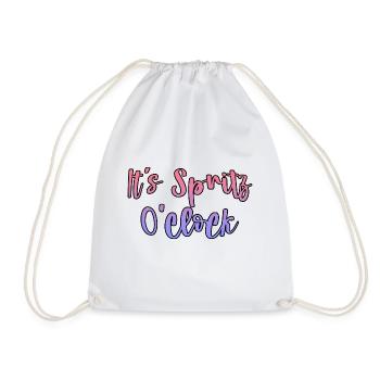 It's Spritz O'clock - Drawstring Bag - white - Front
