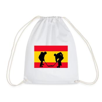Spanien Flagge - Turnbeutel - Weiß - Vorne