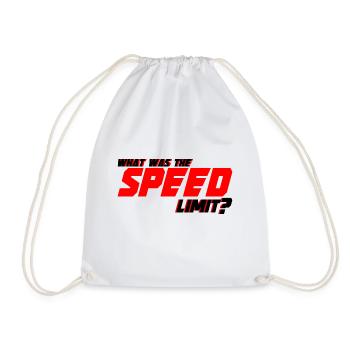 What Was The Speed Limit 4 - Turnbeutel - Weiß - Vorne