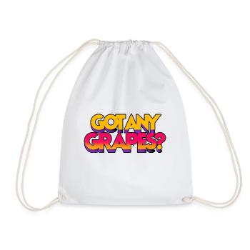 Got Any Grapes 5 - Drawstring Bag - white - Front