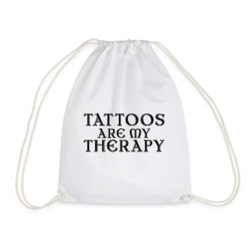 Les tatouages sont ma thérapie 5 - Sac de sport léger - blanc - Devant