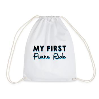 My First Plane Ride 28 - Turnbeutel - Weiß - Vorne