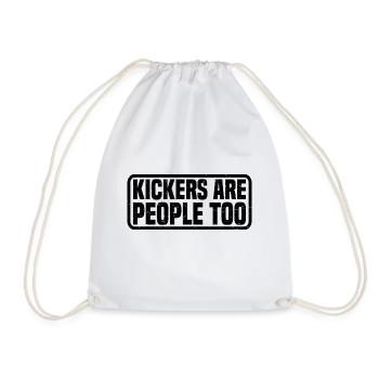 Kickers Are People Too 21 - Turnbeutel - Weiß - Vorne