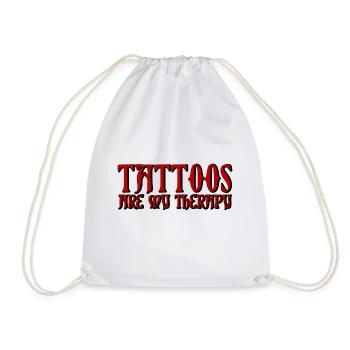 Les tatouages sont ma thérapie 7 - Sac de sport léger - blanc - Devant