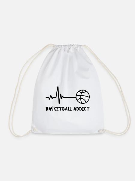 Basketball addict - Sac de sport léger - blanc