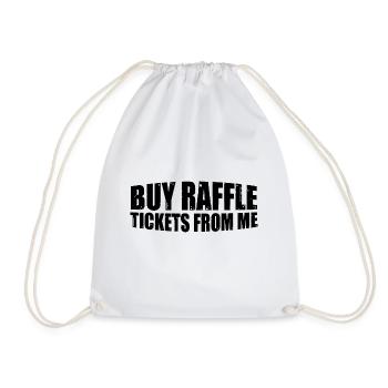 Achetez des billets de tombola chez moi 8 - Sac de sport léger - blanc - Devant