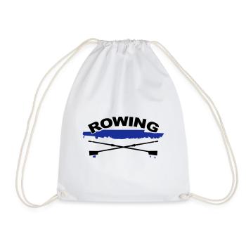 Aviron, Rowing - Sac de sport léger - blanc - Devant