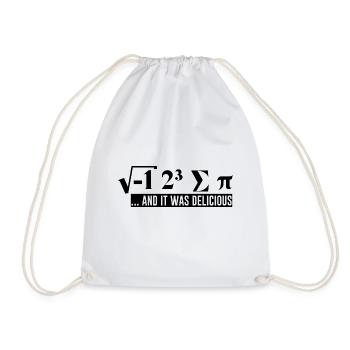 I Ate Some Pie And It Was Delicious 2 - Drawstring Bag - white - Front