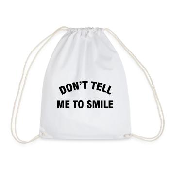 Sourire femme féminisme féminisme cadeau féministe - Sac de sport léger - blanc - Devant