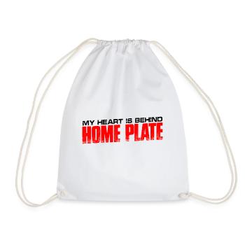 Mon cœur est derrière la maison Planche 4 - Sac de sport léger - blanc - Devant