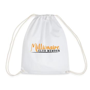 Millionaire Club Member 37 - Turnbeutel - Weiß - Vorne