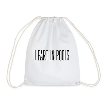 Je Pète Dans Les Piscines 3 - Sac de sport léger - blanc - Devant