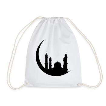 Mosquée de l'Islam Half Moon Orient - Sac de sport léger - blanc - Devant