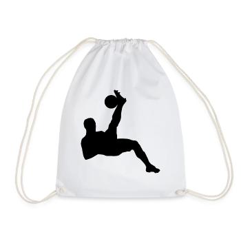 Soccer Player Soccer Soccer Player Soccer Player - Drawstring Bag - white - Front