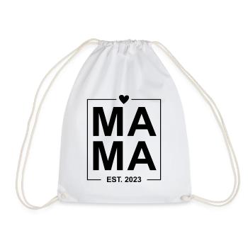 Mama Est 2023 - Turnbeutel - Weiß - Vorne