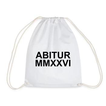 ABITUR - Turnbeutel - Weiß - Vorne