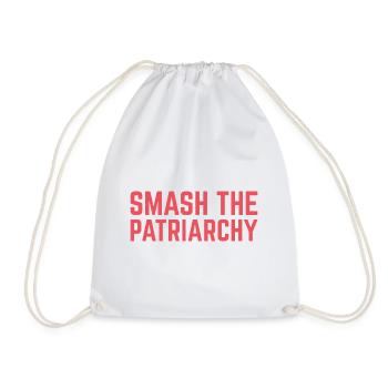 Smash the Patriarchy Feminism Feminist - Turnbeutel - Weiß - Vorne