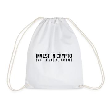 Investissez dans la cryptographie, pas dans des conseils financiers 2 - Sac de sport léger - blanc - Devant