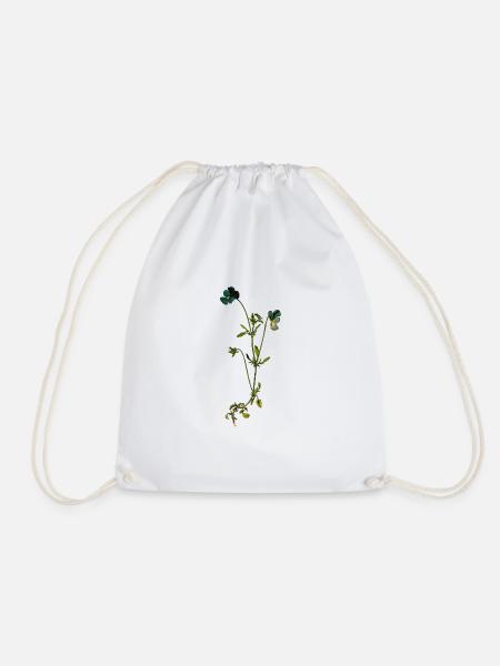 kraeuter rosmarin petersilie thymian dill oregano - Turnbeutel - Weiß