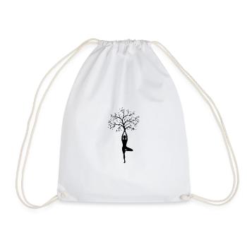yoga - Sac de sport léger - blanc - Devant