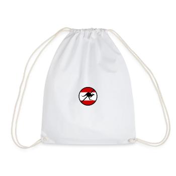 No Kangaroos in Austria - Drawstring Bag - white - Front