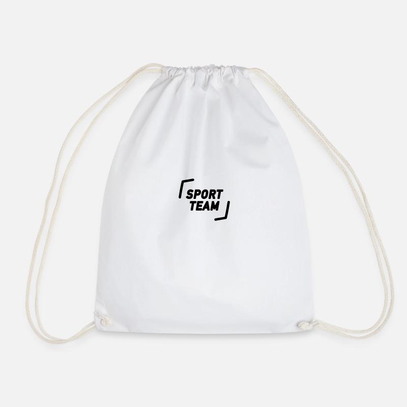 Sports Team - Drawstring Bag - white