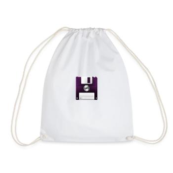 Disquette Purple - Sac de sport léger - blanc - Devant