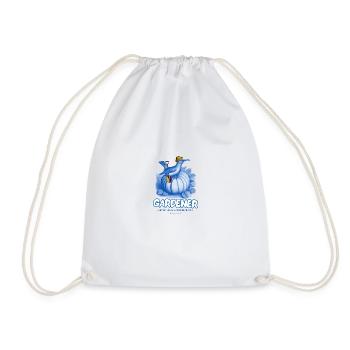 Bird - Drawstring Bag - white - Front