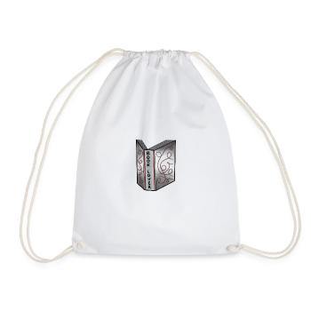 Book Lover - Drawstring Bag - white - Front