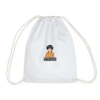Mentally I'm in a Filler Episode – Anime Hoodie - Turnbeutel - Weiß - Vorne
