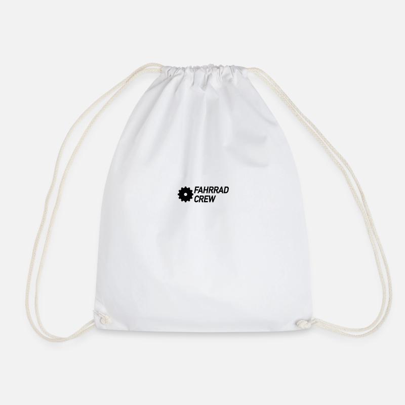 Bicycle Crew - Drawstring Bag - white
