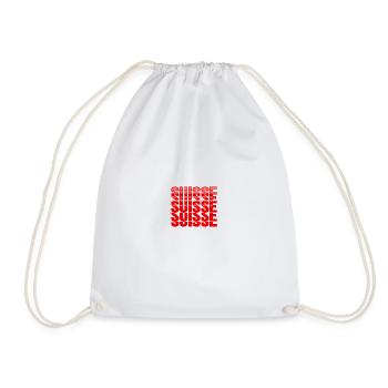Schweiz Schweizer Fahne Fanshirt Suisse Geschenk - Turnbeutel - Weiß - Vorne