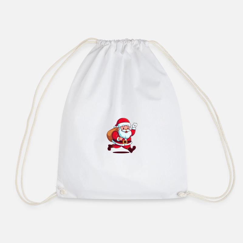 Santa - Turnbeutel - Weiß