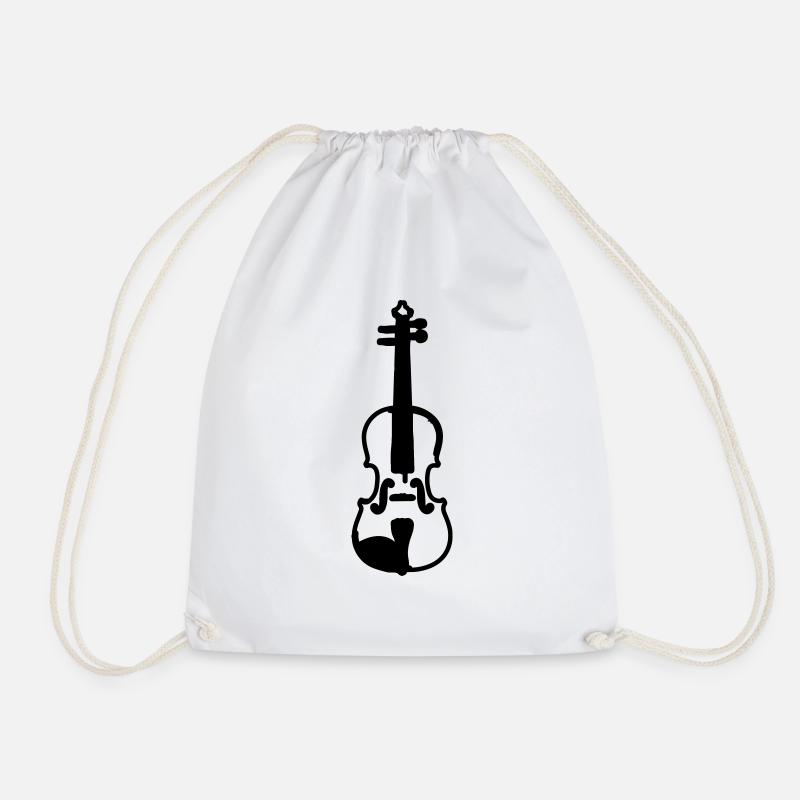 violin - Turnbeutel - Weiß