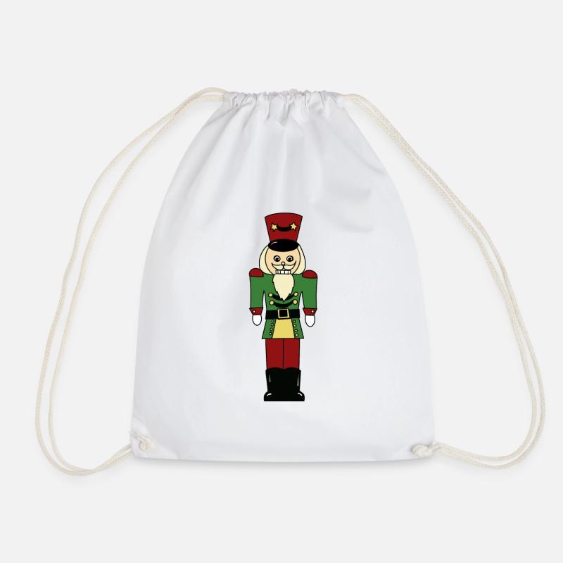Nutcracker - Drawstring Bag - white