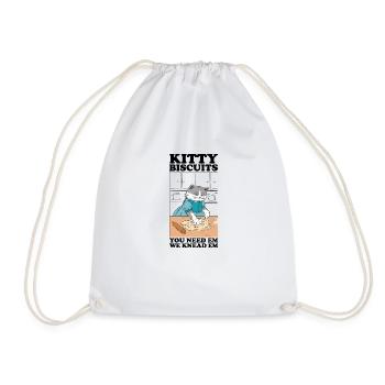 Kitty Biscuits Cat Cat Biscuits Baker Baker - Sac de sport léger - blanc - Devant
