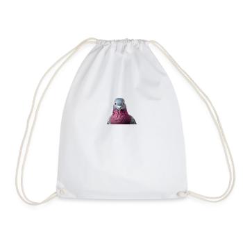 Dove - Drawstring Bag - white - Front