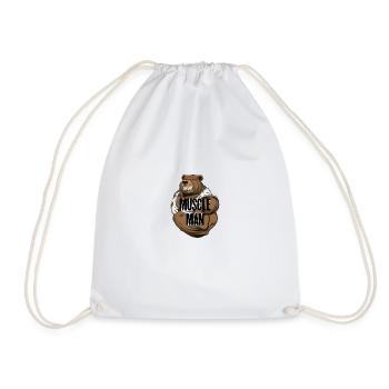 Muscle Man - L’Homme Du Muscle ! Je ne l’ai pas fait. - Sac de sport léger - blanc - Devant
