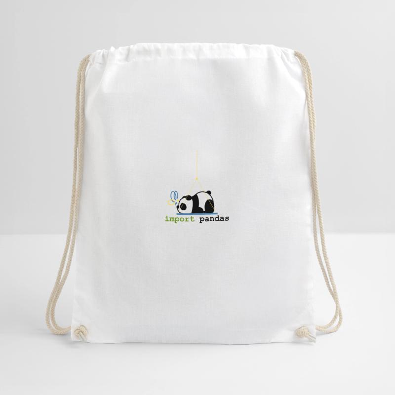 Python Jokes Import Pandas Programming Drawstring Bag
