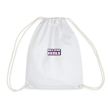 All the Feels - Drawstring Bag - white - Front