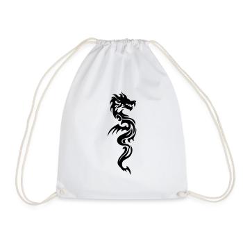 arts martiaux dragon - Sac de sport léger - blanc - Devant