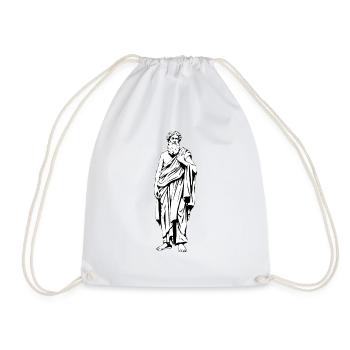 Sénateur romain ou philosophe grec - Sac de sport léger - blanc - Devant