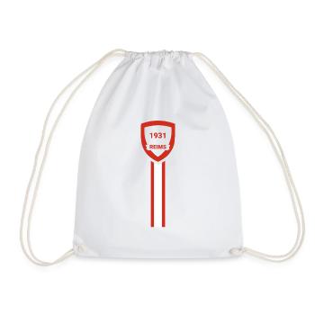 Reims football club - Drawstring Bag - white - Front
