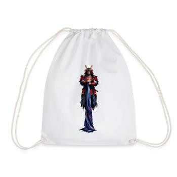 Guerrier de la Nuit au Casque de Corne - Sac de sport léger - blanc - Devant