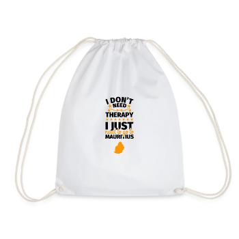 Mauritius gifts funny saying mauritiani - Drawstring Bag - white - Front