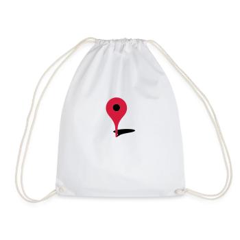 Geek - Drawstring Bag - white - Front